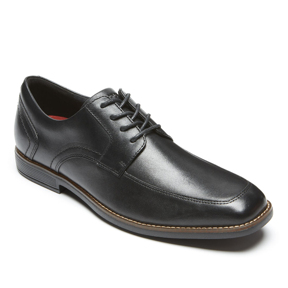 Rockport Oxfords Herr Svarta - Slayter Apron Toe - XIKBG3752